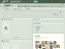 Tablet Screenshot of nyuuplz.deviantart.com