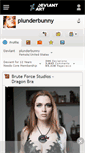Mobile Screenshot of plunderbunny.deviantart.com