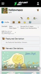 Mobile Screenshot of hollownaxo.deviantart.com