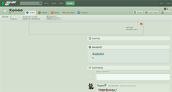 Desktop Screenshot of iexploded.deviantart.com