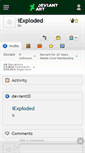 Mobile Screenshot of iexploded.deviantart.com