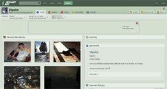 Desktop Screenshot of dspektr.deviantart.com