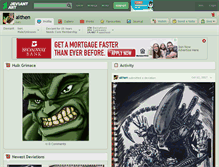 Tablet Screenshot of aithen.deviantart.com