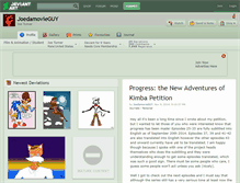 Tablet Screenshot of joedamovieguy.deviantart.com