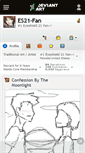 Mobile Screenshot of es21-fan.deviantart.com
