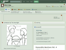 Tablet Screenshot of es21-fan.deviantart.com