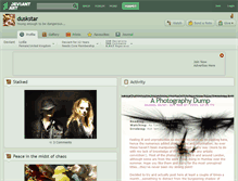 Tablet Screenshot of duskstar.deviantart.com