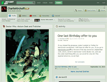 Tablet Screenshot of charliekirchoff.deviantart.com