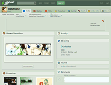 Tablet Screenshot of ochitsuite.deviantart.com