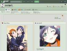 Tablet Screenshot of kurohige91.deviantart.com