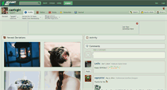Desktop Screenshot of caoticgirl.deviantart.com