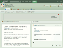 Tablet Screenshot of ctopher1986.deviantart.com