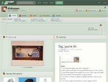 Tablet Screenshot of kinkousen.deviantart.com