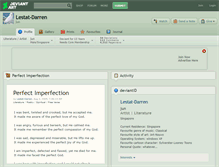 Tablet Screenshot of lestat-darren.deviantart.com