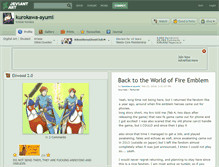 Tablet Screenshot of kurokawa-ayumi.deviantart.com