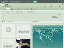 Tablet Screenshot of naith-sj.deviantart.com