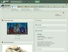 Tablet Screenshot of pcchip.deviantart.com