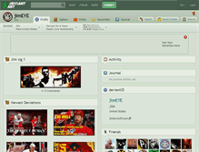Tablet Screenshot of jimeye.deviantart.com