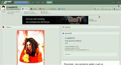 Desktop Screenshot of crueladevil.deviantart.com