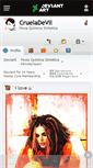 Mobile Screenshot of crueladevil.deviantart.com