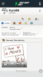 Mobile Screenshot of kuroi88.deviantart.com
