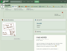 Tablet Screenshot of kuroi88.deviantart.com