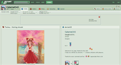 Desktop Screenshot of cybernet343.deviantart.com