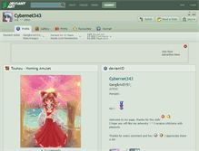 Tablet Screenshot of cybernet343.deviantart.com
