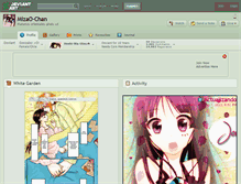 Tablet Screenshot of mizao-chan.deviantart.com