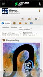 Mobile Screenshot of firelux.deviantart.com