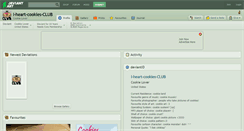 Desktop Screenshot of i-heart-cookies-club.deviantart.com