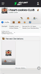 Mobile Screenshot of i-heart-cookies-club.deviantart.com