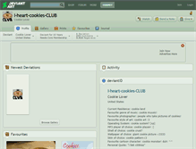 Tablet Screenshot of i-heart-cookies-club.deviantart.com