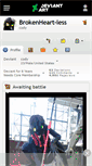 Mobile Screenshot of brokenheart-less.deviantart.com
