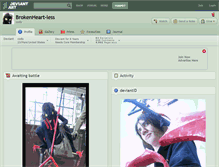 Tablet Screenshot of brokenheart-less.deviantart.com