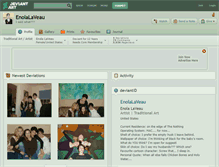 Tablet Screenshot of enolalaveau.deviantart.com