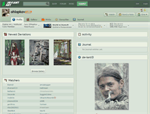 Tablet Screenshot of ohlopkov.deviantart.com