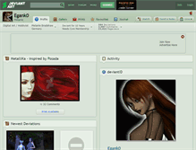 Tablet Screenshot of egank0.deviantart.com