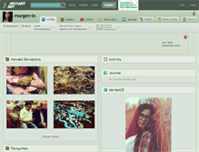 Tablet Screenshot of morgen-in.deviantart.com