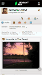 Mobile Screenshot of demonic-mind.deviantart.com