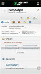 Mobile Screenshot of battybatgirl.deviantart.com