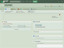 Tablet Screenshot of battybatgirl.deviantart.com