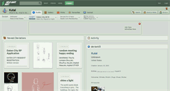 Desktop Screenshot of kutai.deviantart.com