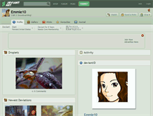 Tablet Screenshot of emmie10.deviantart.com