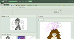 Desktop Screenshot of devilishis.deviantart.com