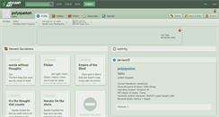 Desktop Screenshot of polyspaston.deviantart.com