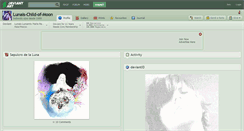 Desktop Screenshot of lunais-child-of-moon.deviantart.com