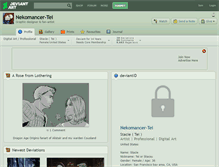 Tablet Screenshot of nekomancer-tei.deviantart.com