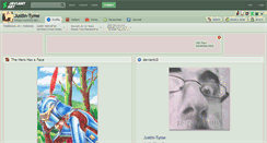 Desktop Screenshot of justin-tyme.deviantart.com