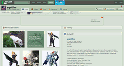 Desktop Screenshot of angel3fire.deviantart.com